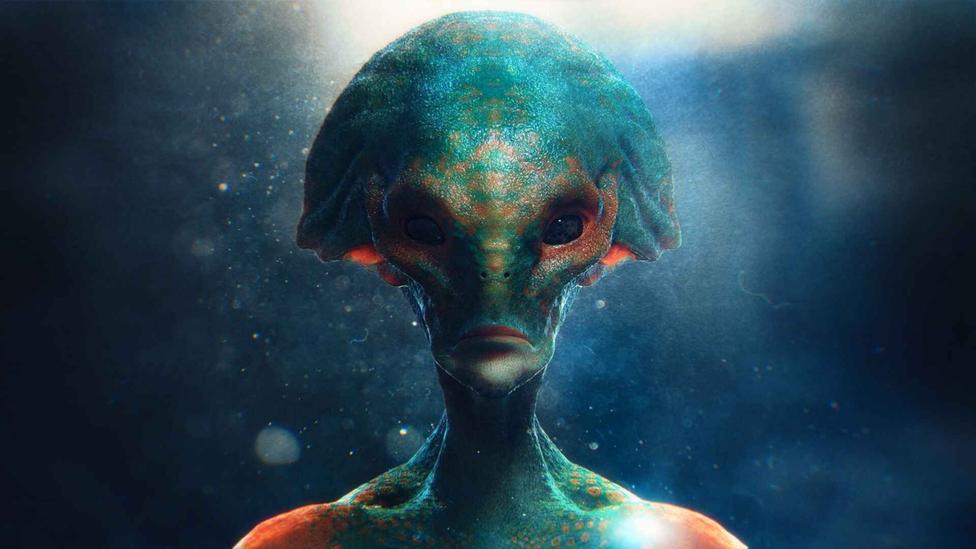 Illustration of an alien in a dream. This image is shown for those who are looking to understand the meaning of dreaming of an alien