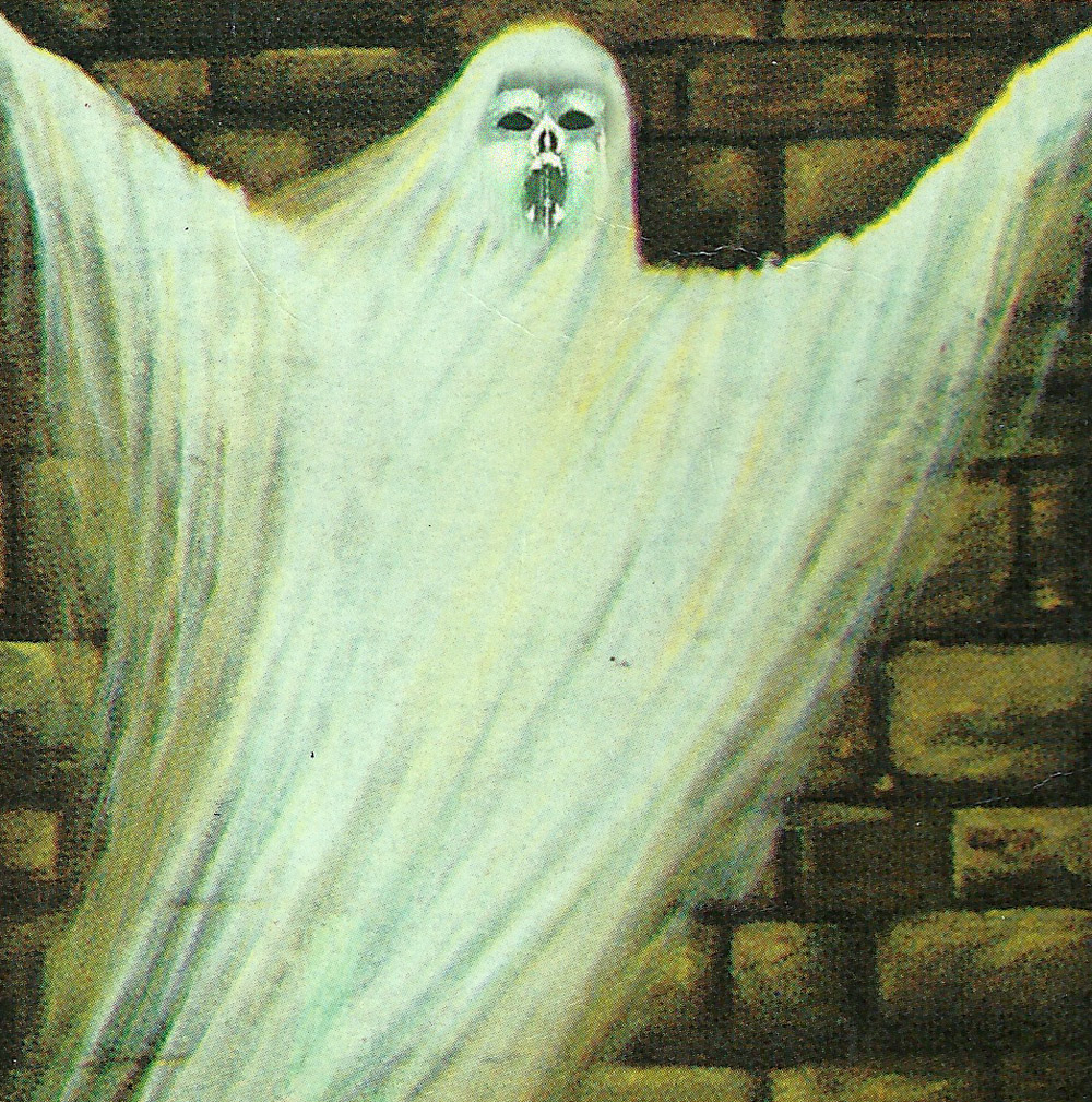 Illustration of a ghost in a dream. This image is shown for those who are looking to understand the meaning of dreaming of a ghost